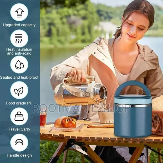 1 Layer Tedmei Food Grade Stainless Steel Lunch Box · Photo 1