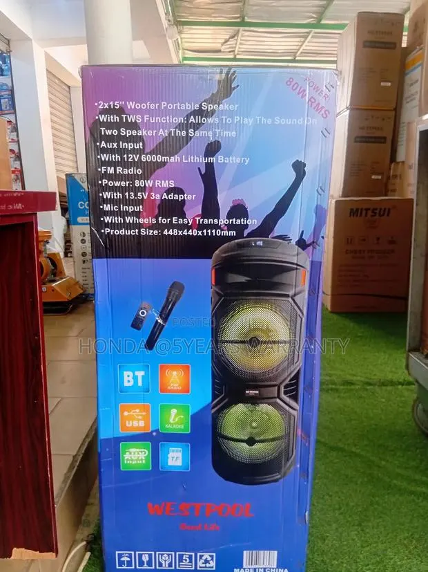 Westpool Dual Speaker 15" Loud Clear Audio · Photo 1