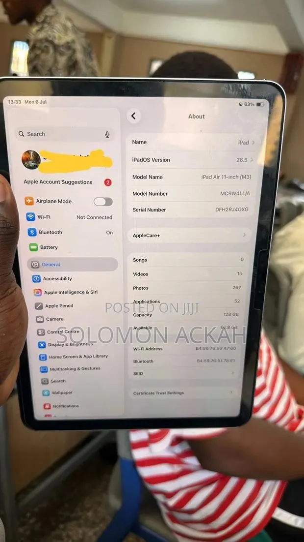 Apple iPad Air (2013) 128 GB Silver · Photo 1