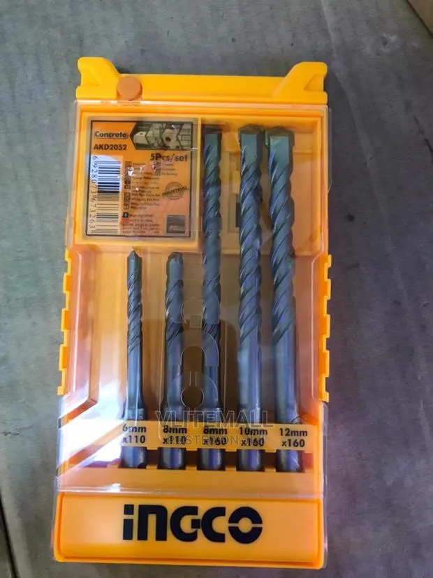5 Pcs Concrete Drill Bits Set · Photo 1
