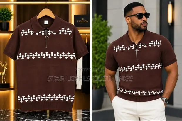 High Quality Knitted Club T Shirts for Men · Photo 1
