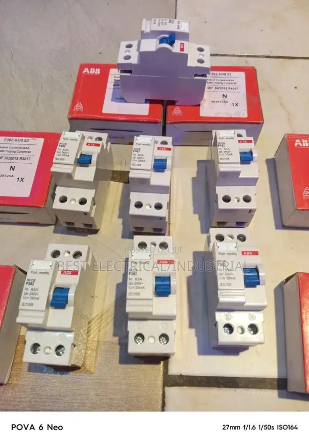 ABB RCCB Breaker 63a · Photo 1