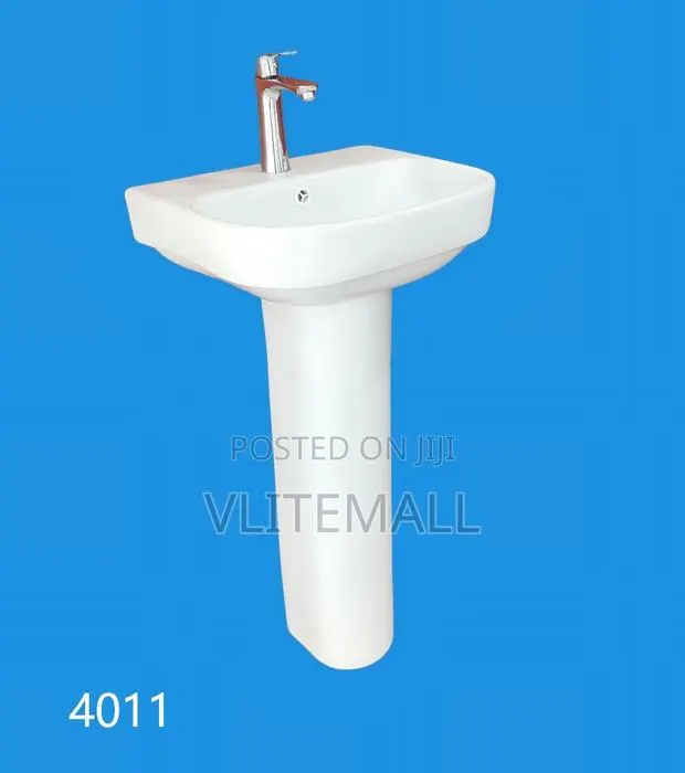 Pedestal Basin - Wash Hand Basin - Bathroom Sink 4011 · Photo 1