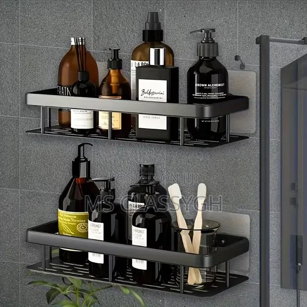 Storage Rack, Shower Shelf System, Multi-Layer Shelf for Toiletries, · Photo 1