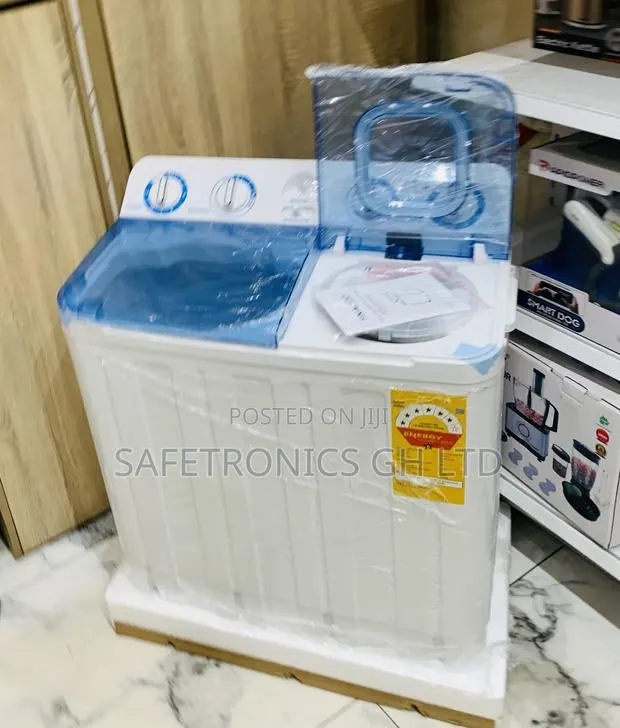 Original White Nasco Twin Tub Washing Machine 7kg-Nas-07-Tw · Photo 1