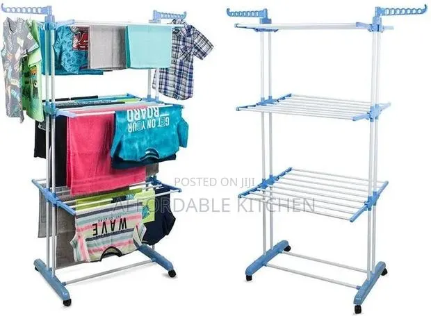 3 Tier Cloth Drying Rack · Photo 1