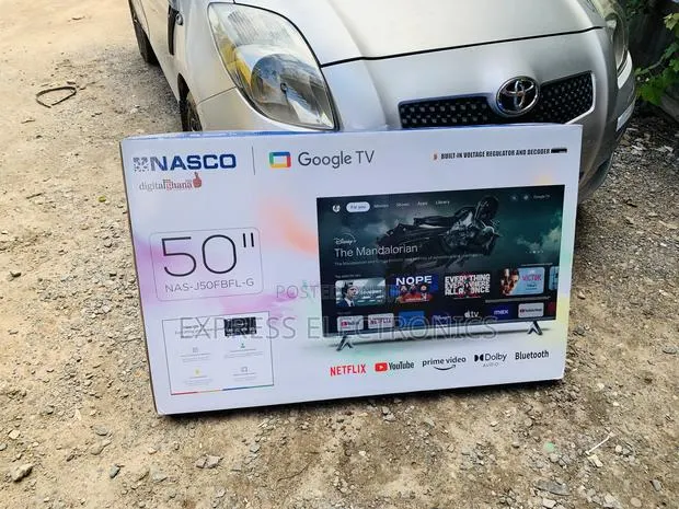 Grab the New Slim Smart Android Uhd Nasco 50” · Photo 1