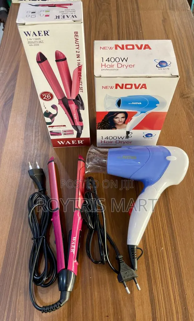 Waer 2-in-1 Hair Beauty Set Nova 1400w Hair Dryer Bundle · Photo 1