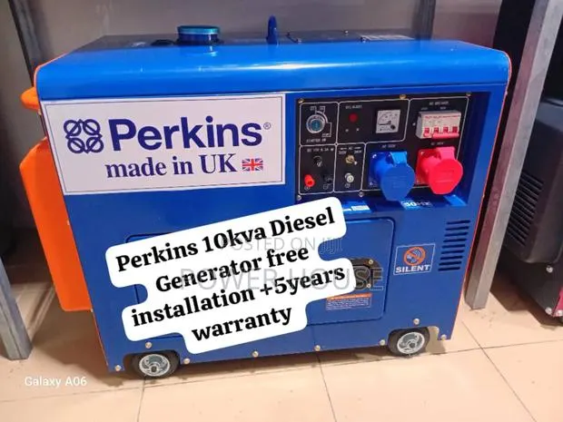 The Idea Machine Perkins Diesel Generator 10kva Silent · Photo 1