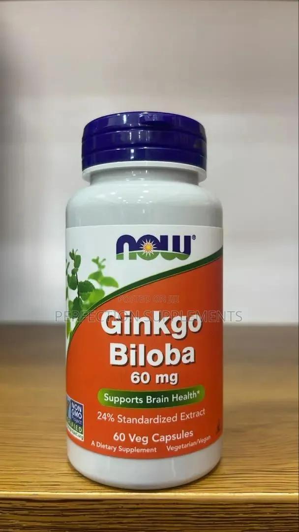 Ginkgo Biloba 60 Mg Veg Capsules Supports Brain Health* · Photo 1