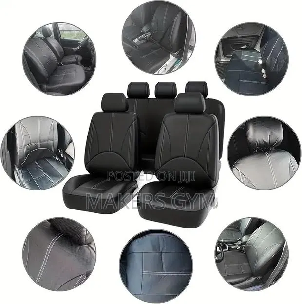 9PCS PU Leather Universal Car Seat · Photo 1