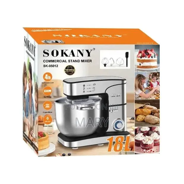 18L Liters Sokany Cake Mixer Heavy Duty · Photo 1
