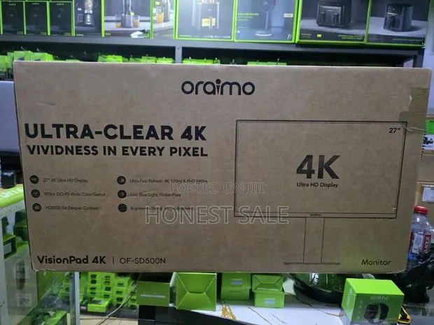 Oraimo VisionPad 4K 27-Inch Computer Screen Monitor | 4K HD · Photo 3