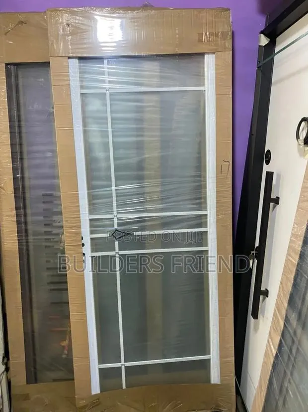 Tempered Bathroom Door With Door Knob+Frame Complete · Photo 1