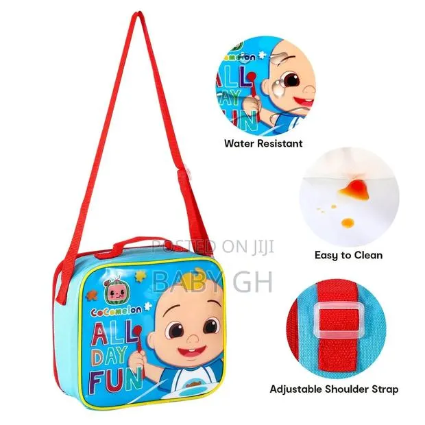 Cocomelon 3 Piece Insulated School Lunch Bag Set · Photo 2
