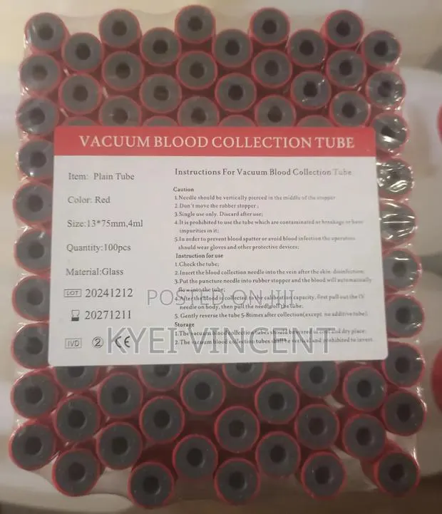Vacuum Blood Collection Tube · Photo 1