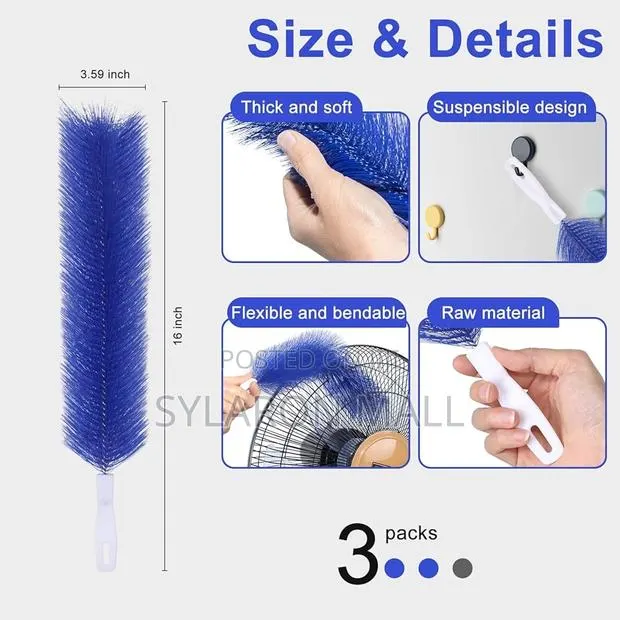 Intense Flexible Dust Cleaning Brush For Fans Appliances · Photo 1