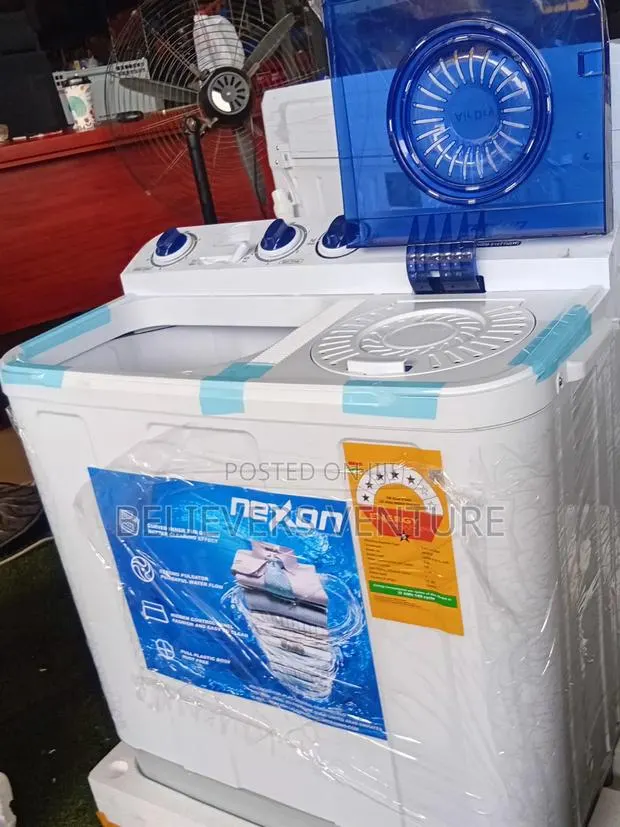 Nexon 7KG Twin Tub Washer – Strong Motor Spin Dryer 7kg · Photo 1