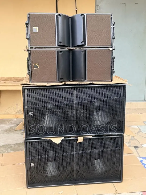 A Pair of Kara Line Array and a Pair of Martin Audio S218+ Sunwoofer · Photo 1
