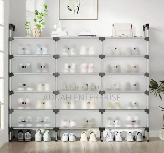 Storage 36 Pieces Shoe Rack With Cover · Photo 1