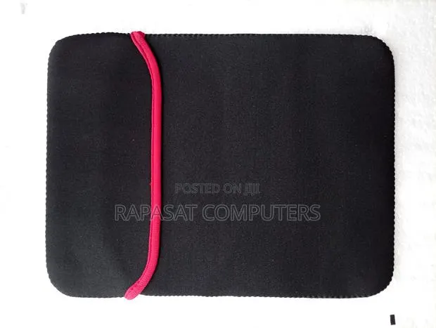 Laptop Sleeve Bag 17'',15.6'',14'',13.3'',11.6'',10'',7'(black Red ) · Photo 1