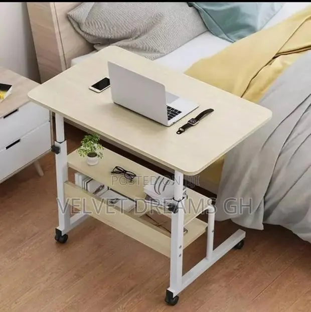 Adult Study Desk – Bedside Laptop Reading Table · Photo 1