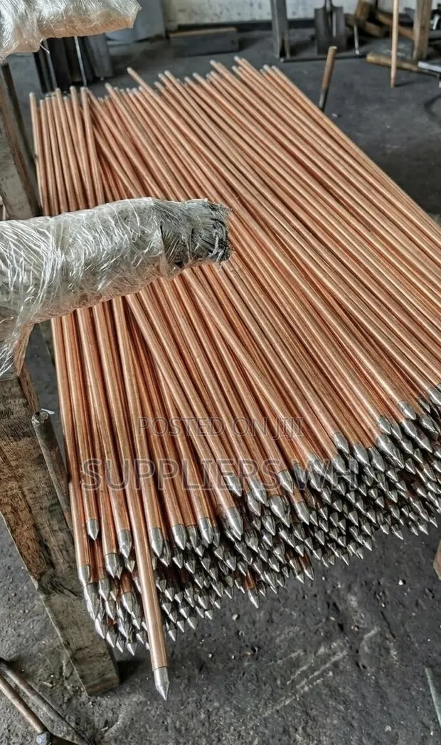 Pure Copper Earth Rod Heavy Duty Earthing Rod for Home and Industry · Photo 1