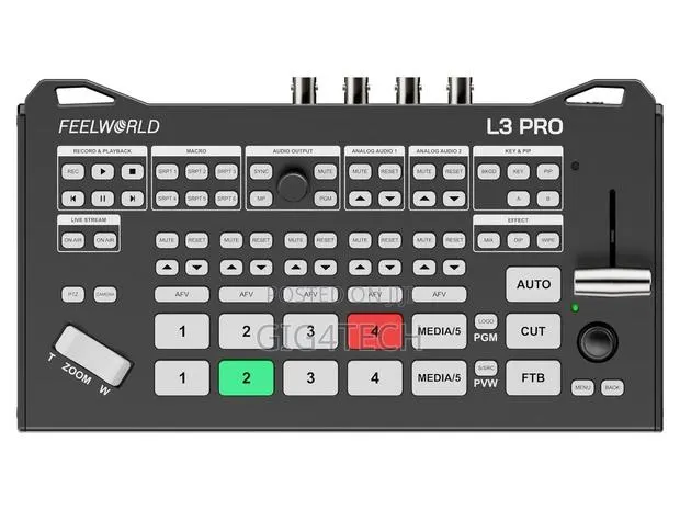 FEELWORLD L3 PRO 9+1 Channel Video Mixer Switcher 4 HDMI 4 SDI · Photo 1