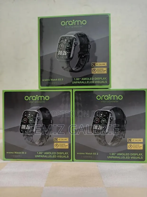 Oraimo Watch Es 2 1.95′′ Amoled Ip68 Smart Watch · Photo 1