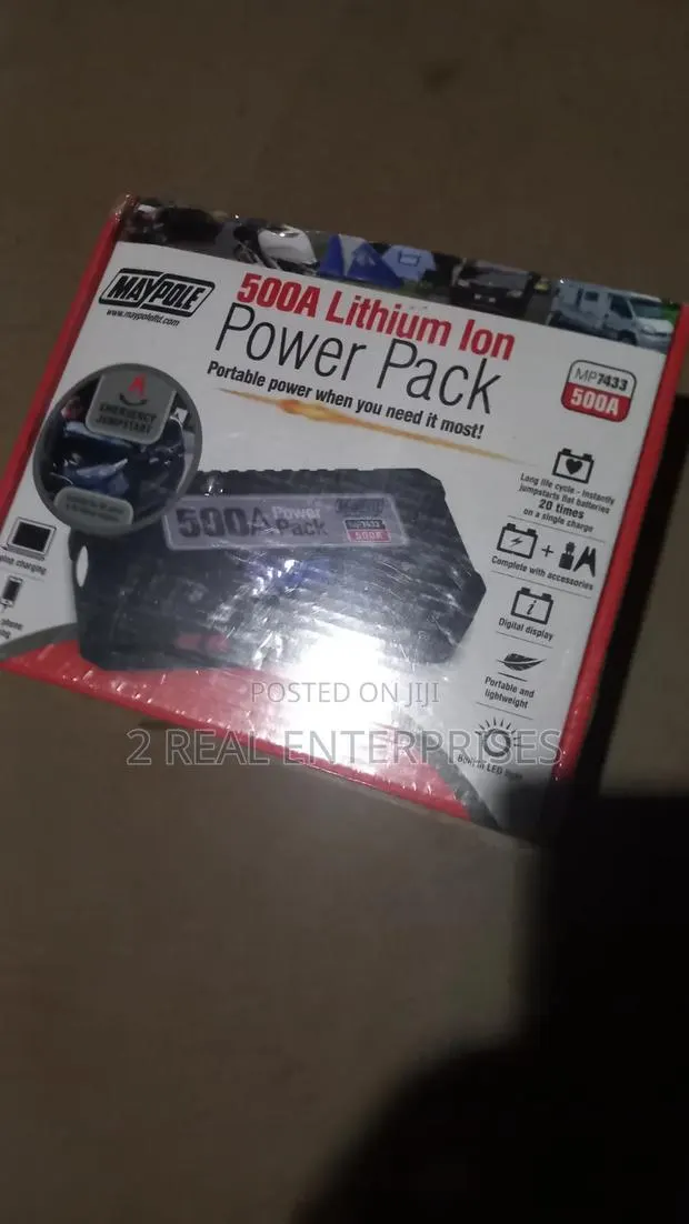 Maypole 500A Lithium Ion Power Pack (Model: MP7433) · Photo 1
