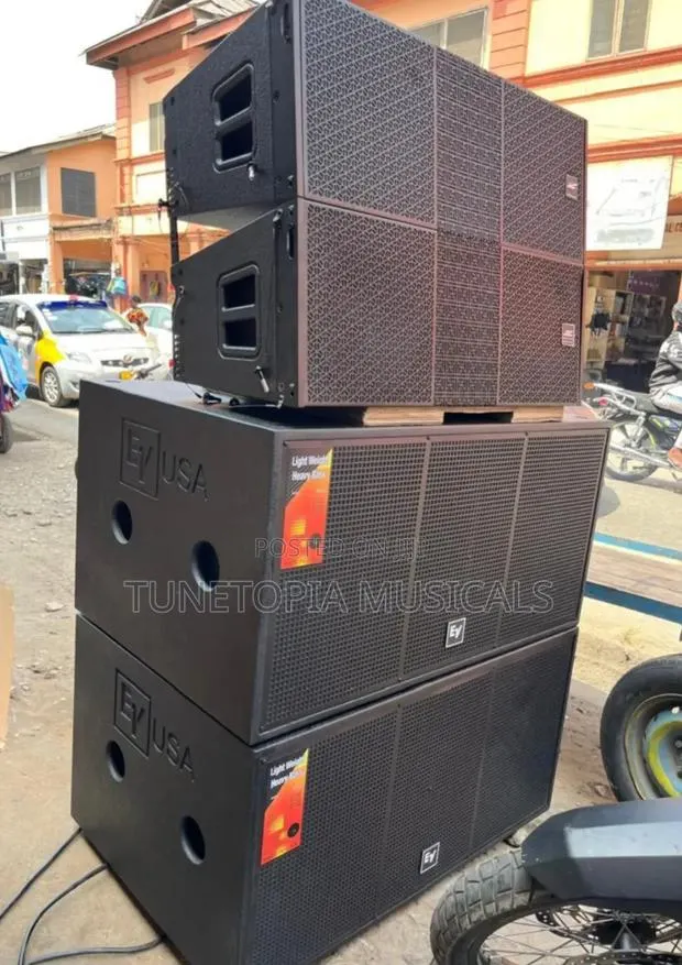 Electro-voice (Ev) And Jac Line Array Speaker Set · Photo 1