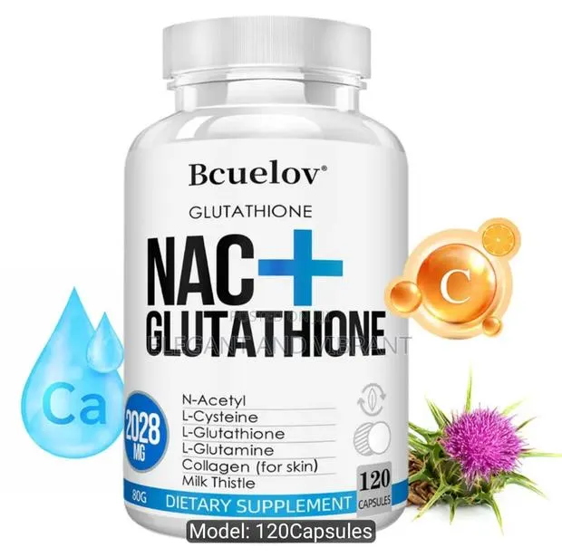 Nac + Glutathione Advanced Skin Formula 2028mg 120 Caps With Collogen · Photo 1