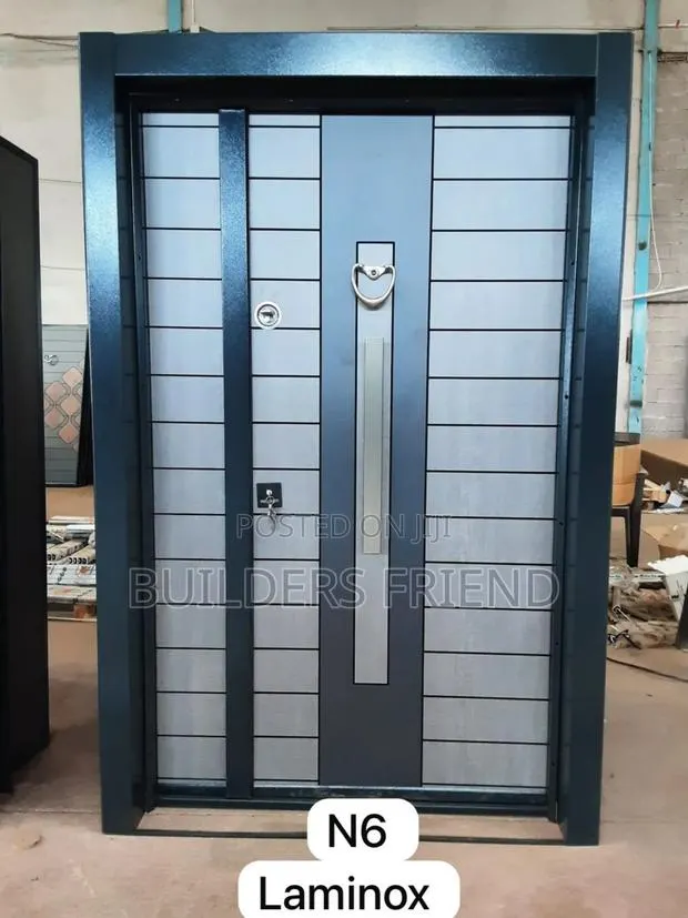 Turkish Gray One Half Entrance Security Door+Accessory Set · Photo 1