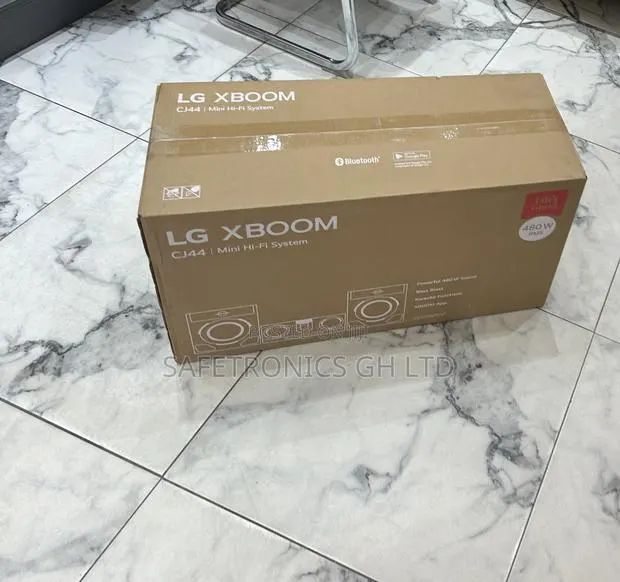 Fresh in Box 480 Watts Bluetooth Lg (Black) Cj44 Speaker · Photo 1