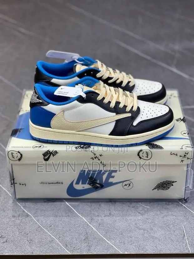 Travis Scott Fragment Air Jordan 1 Low Og Sneakers · Photo 1