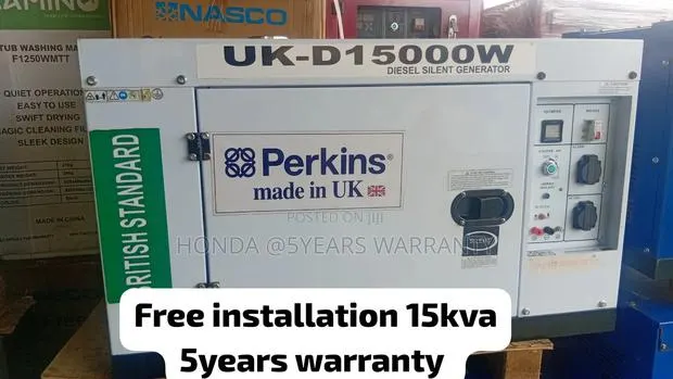 Industrial Perkins 15kva Diesel Generator With Ats Compatibility · Photo 1