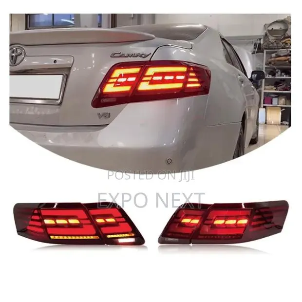 Camry 2007-2011 Red, Smoked Black Led Tail Lights · Photo 1