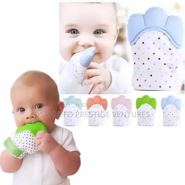 Baby Silicone Teething Mitten · Photo 1
