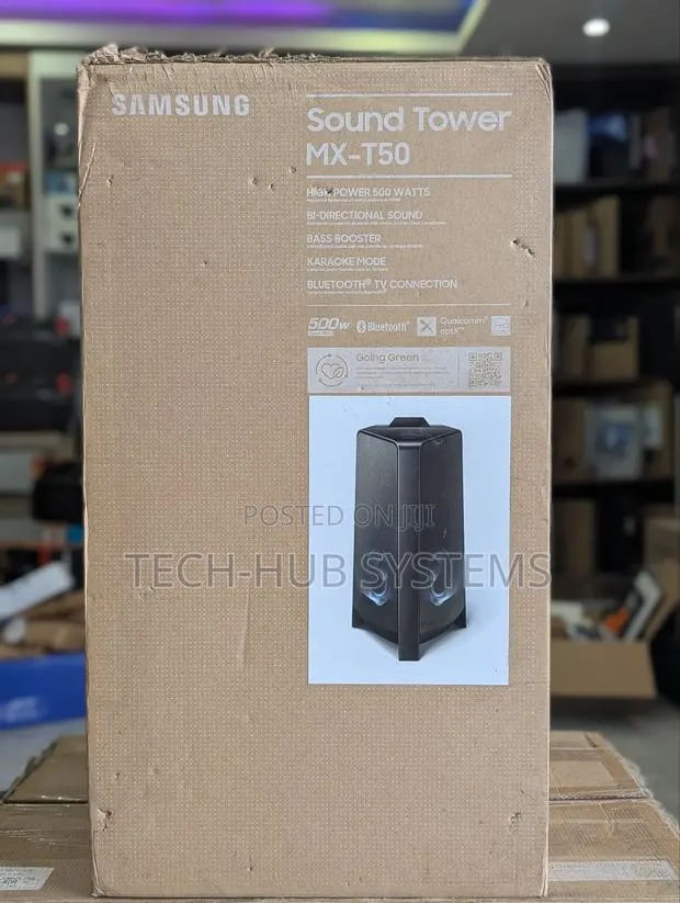 Samsung - Mx-T50 Sound Tower 500w Wireless Speaker - Black · Photo 1