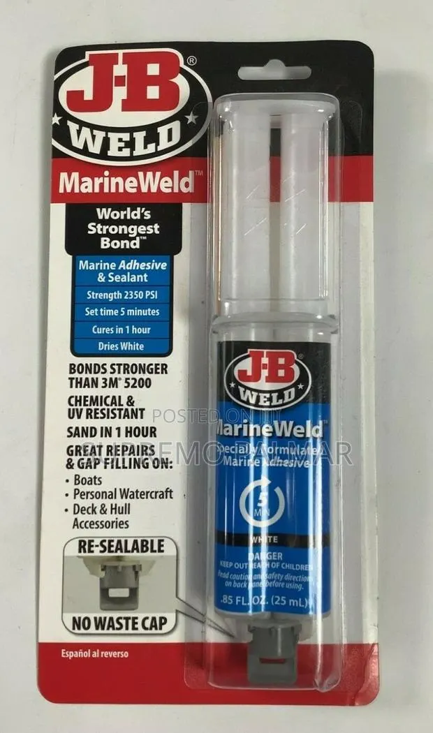 J-B Weld Marineweld – Waterproof, Chemical Petroleum Resistant · Photo 1