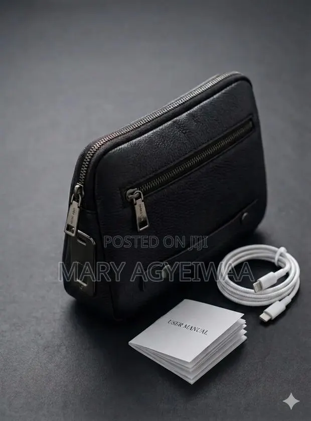 Premium Smart Fingerprint Genuine Leather Men's Clutch Bag · Photo 1