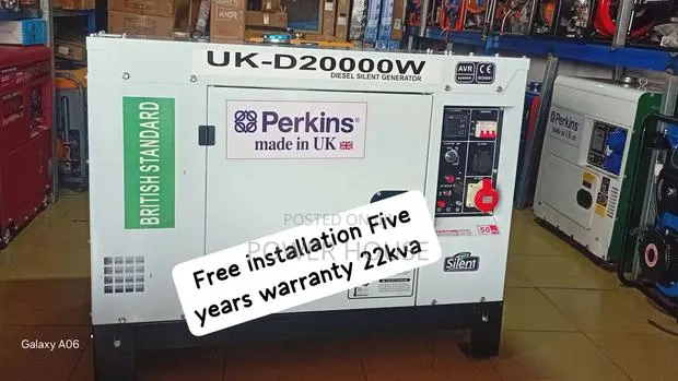 Smoothly With the Powerful Perkins 22kva Diesel Generator. · Photo 1