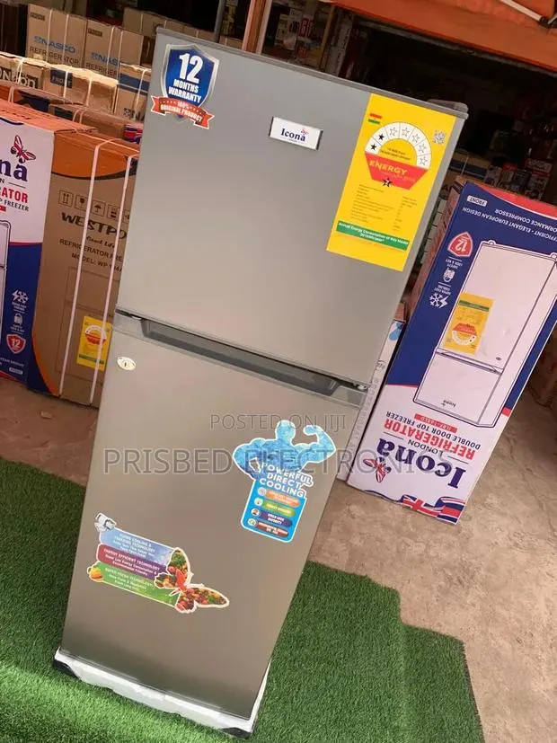 Icona Durable Double Door Fridge 136 Litres · Photo 1
