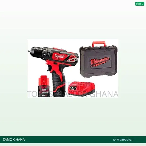 12v Percussion Drill Sub Compact 12v 2b 2a - M12bpd-202c · Photo 1