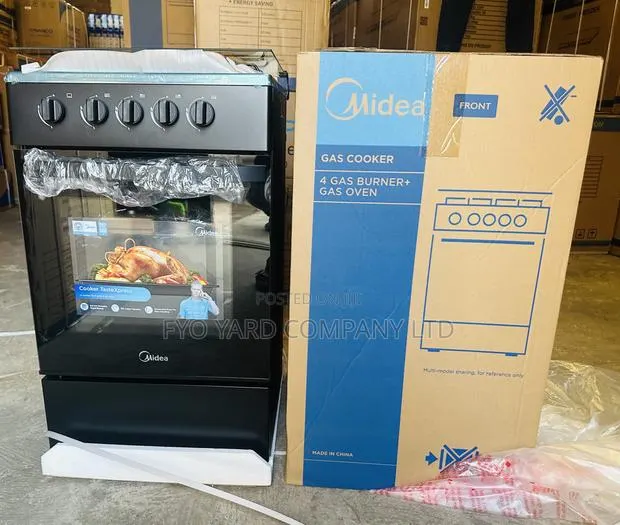 Anti Rust Body Midea Top 4 Burning Gas Cooker + Oven · Photo 1