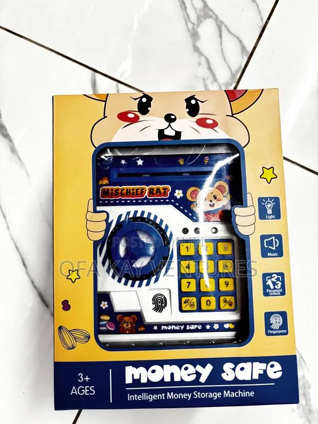 Kids Money Bank Safe Toy With Keys Susu Box · Photo 1