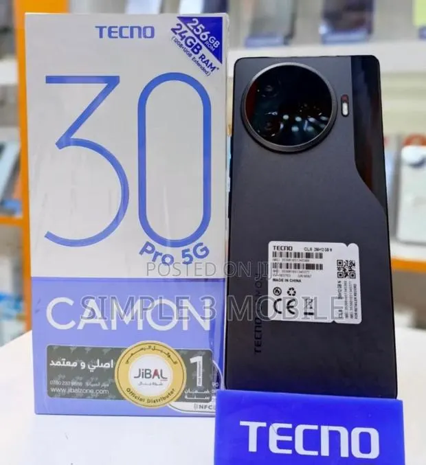 New Tecno Camon 30 Pro 5G 512 GB Black · Photo 1