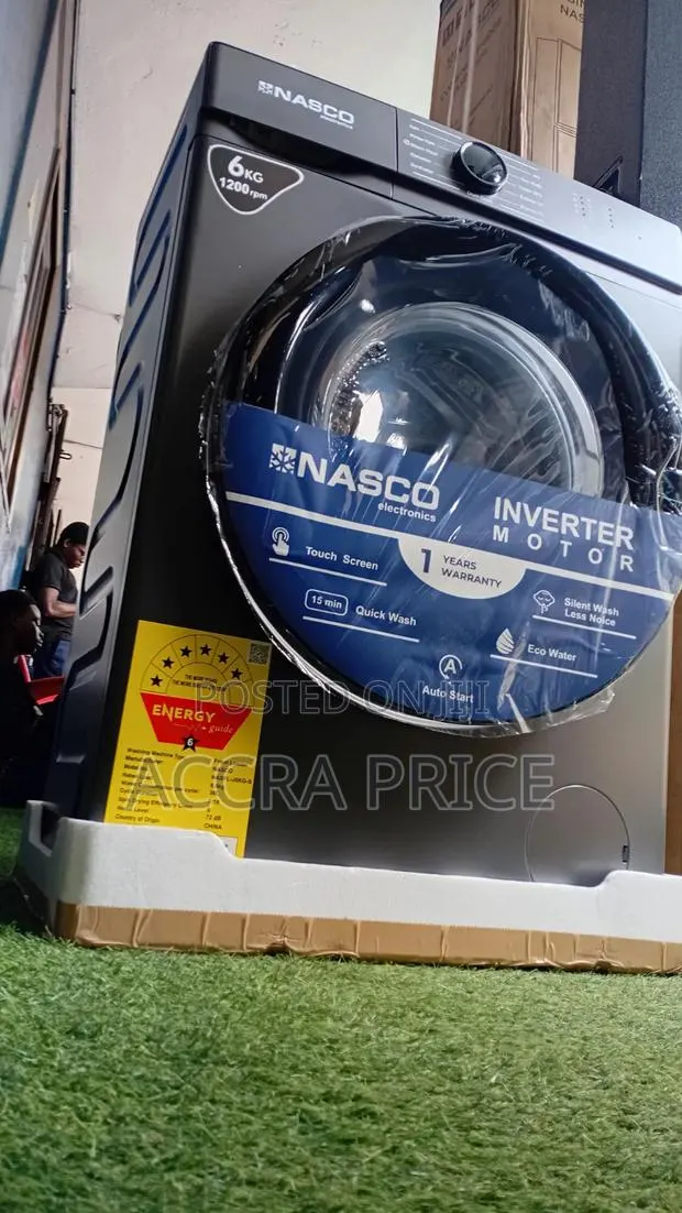 Nasco 6kg Premium Front Load Washer – Quick Wash · Photo 1