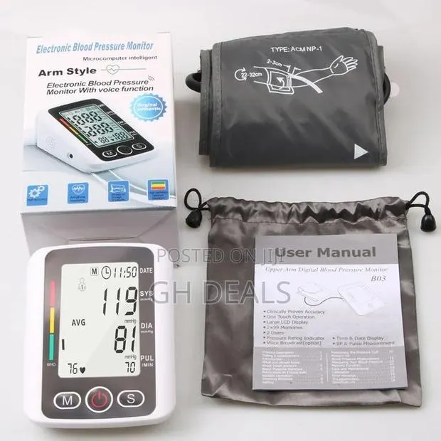 Blood Pressure Monitor Bp Pulse Health Monitor Wrist Arm Vas · Photo 1