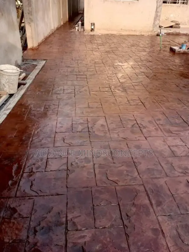 Stamp Decorative Floor Design ( Small Ashlar) · Photo 1